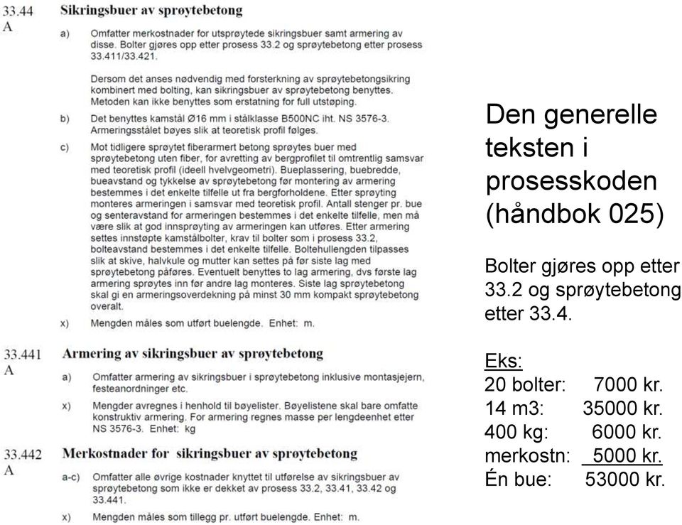 2 og sprøytebetong etter 33.4.