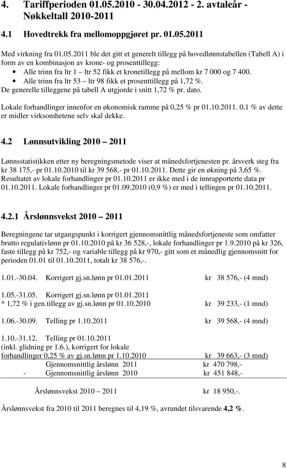 2011 Med virkning fra 01.05.