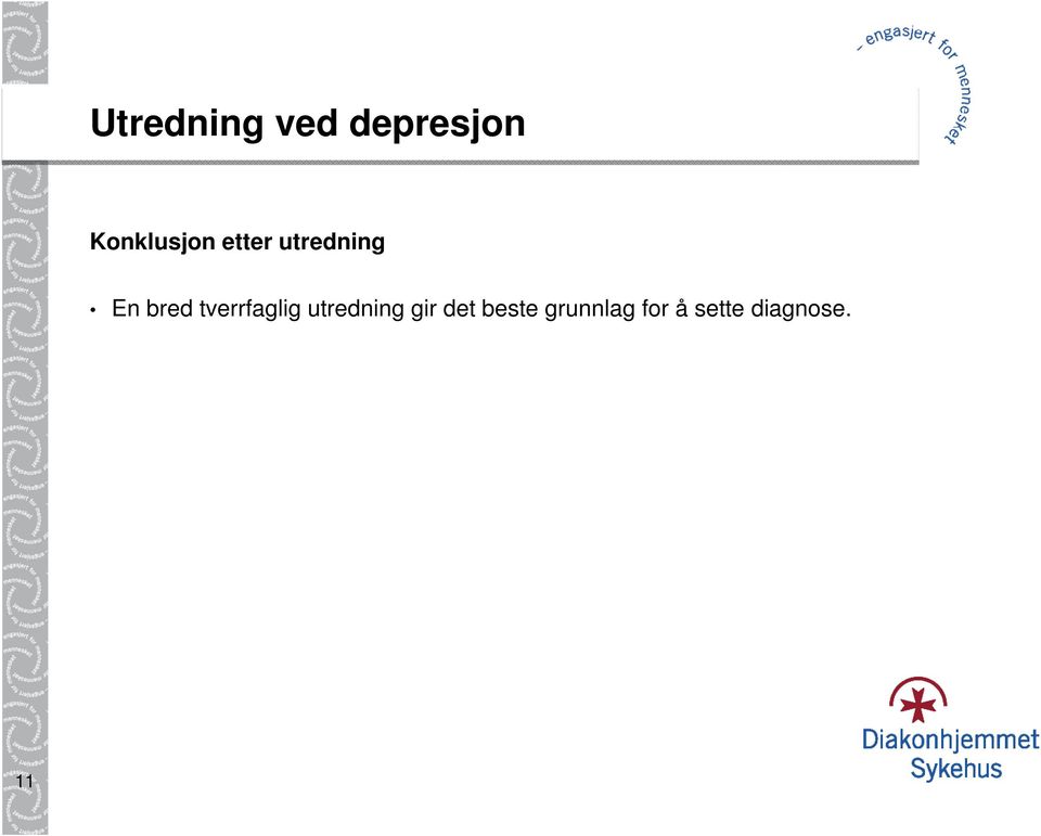 bred tverrfaglig utredning gir