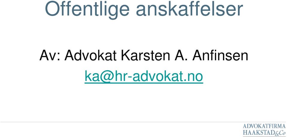 Advokat Karsten A.