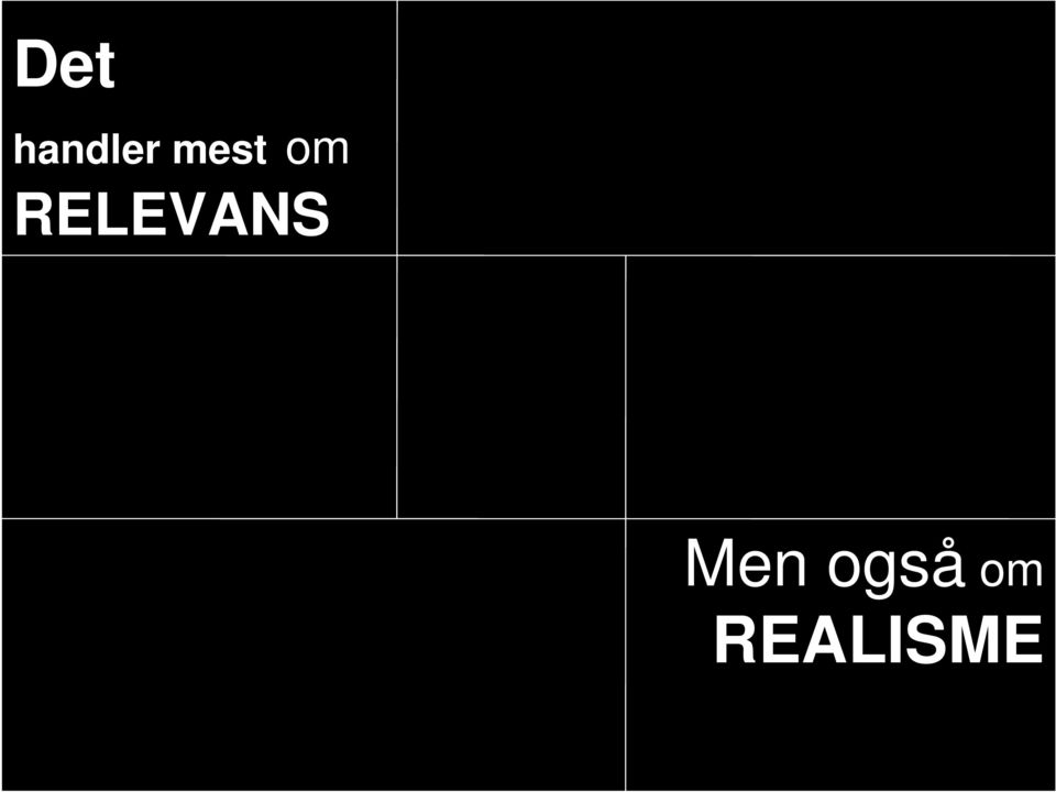 RELEVANS Men