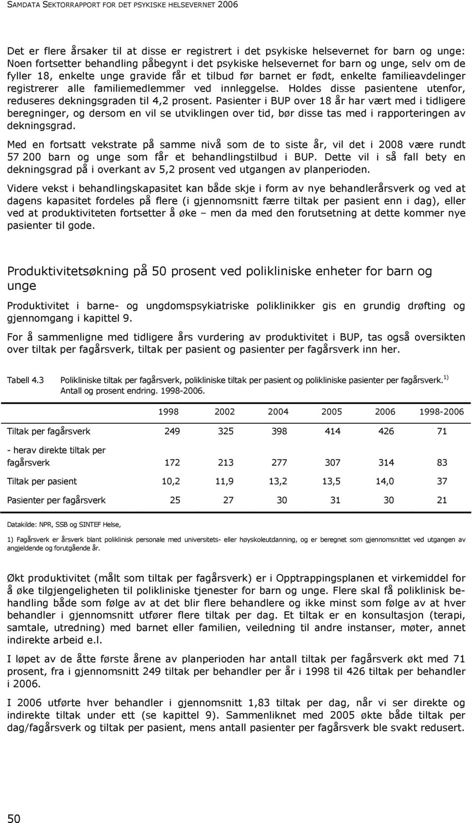 Holdes disse pasientene utenfor, reduseres dekningsgraden til 4,2 prosent.