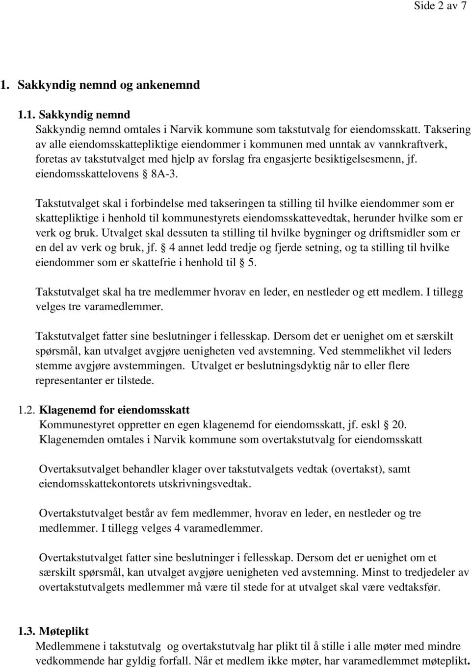 eiendomsskattelovens 8A-3.