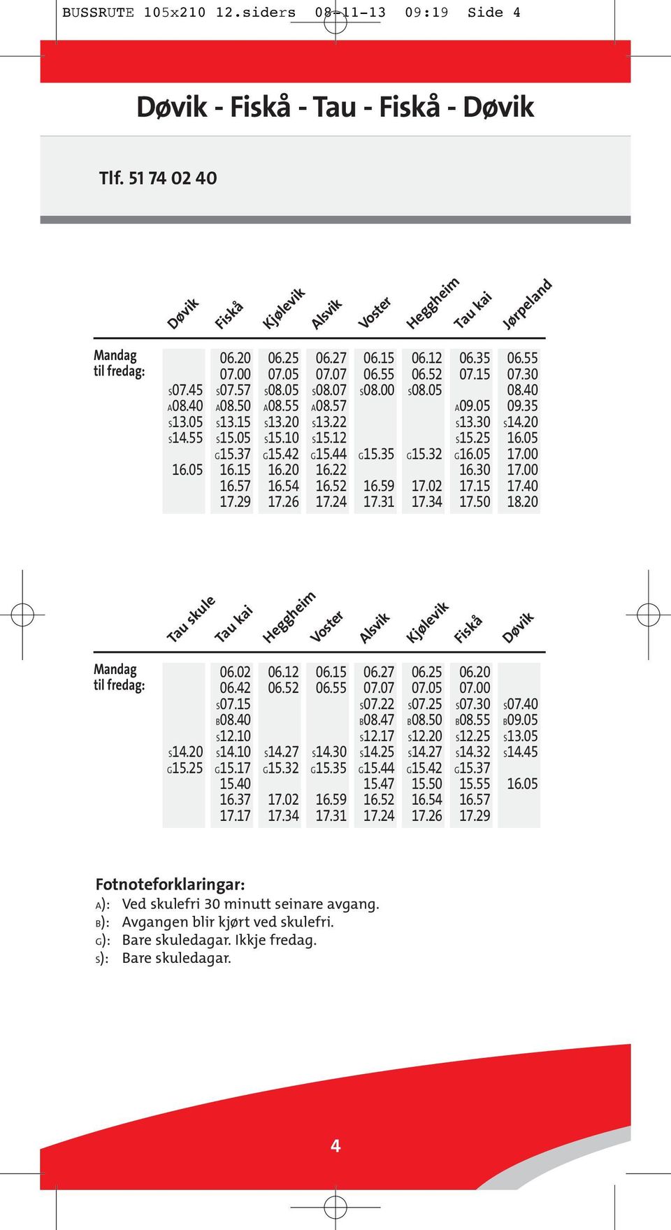 Rutehefte Ryfylke. Me kjenner Ryfylkevegane! Rutetider Ryfylke gyldig frå  24. november 2013 til 30. april PDF Gratis nedlasting