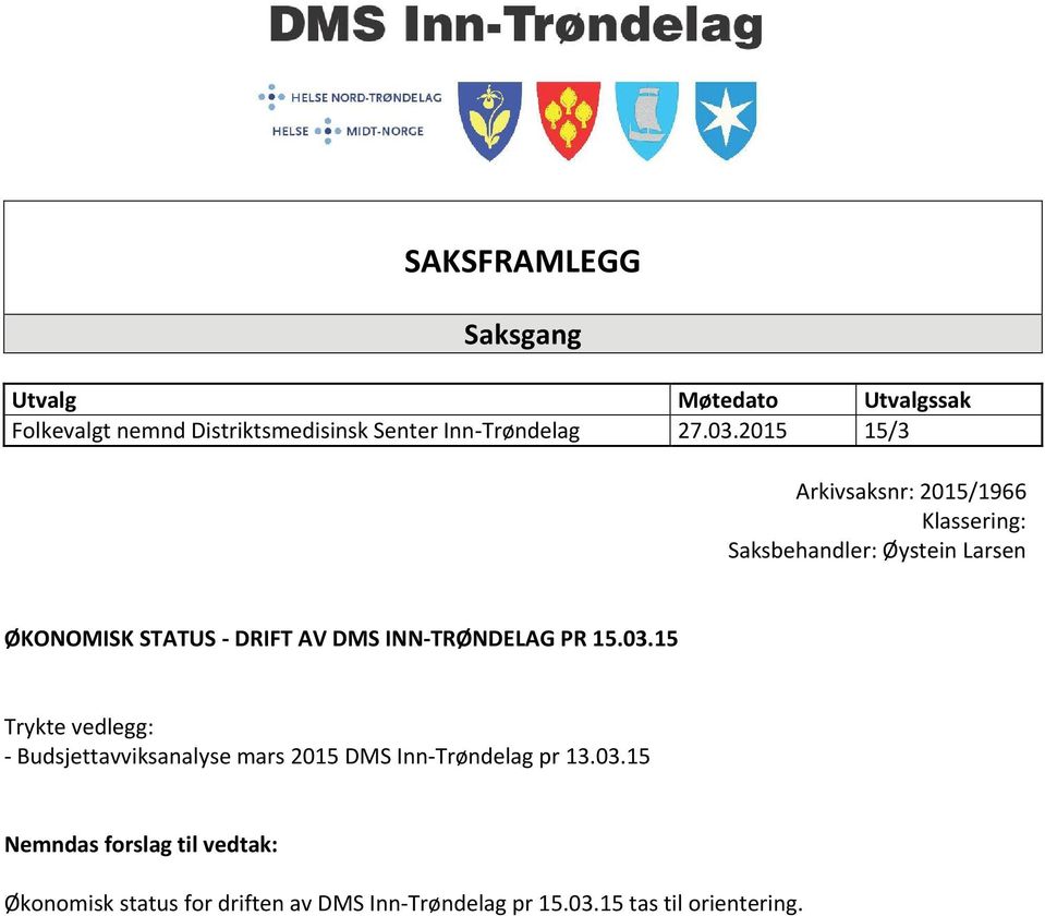DMS INN-TRØNDELAG PR 15.03.