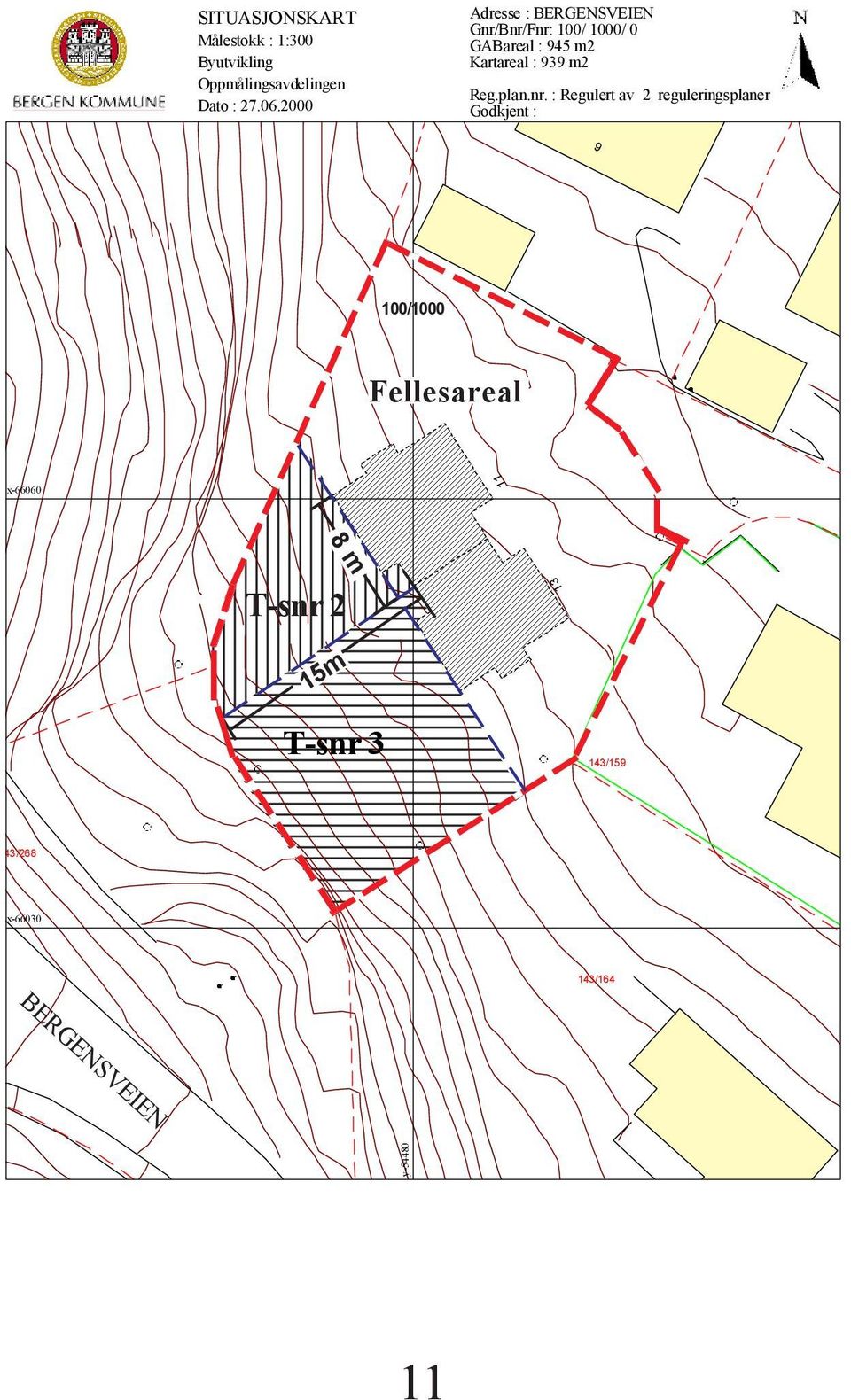 m2 Reg.plan.nr.