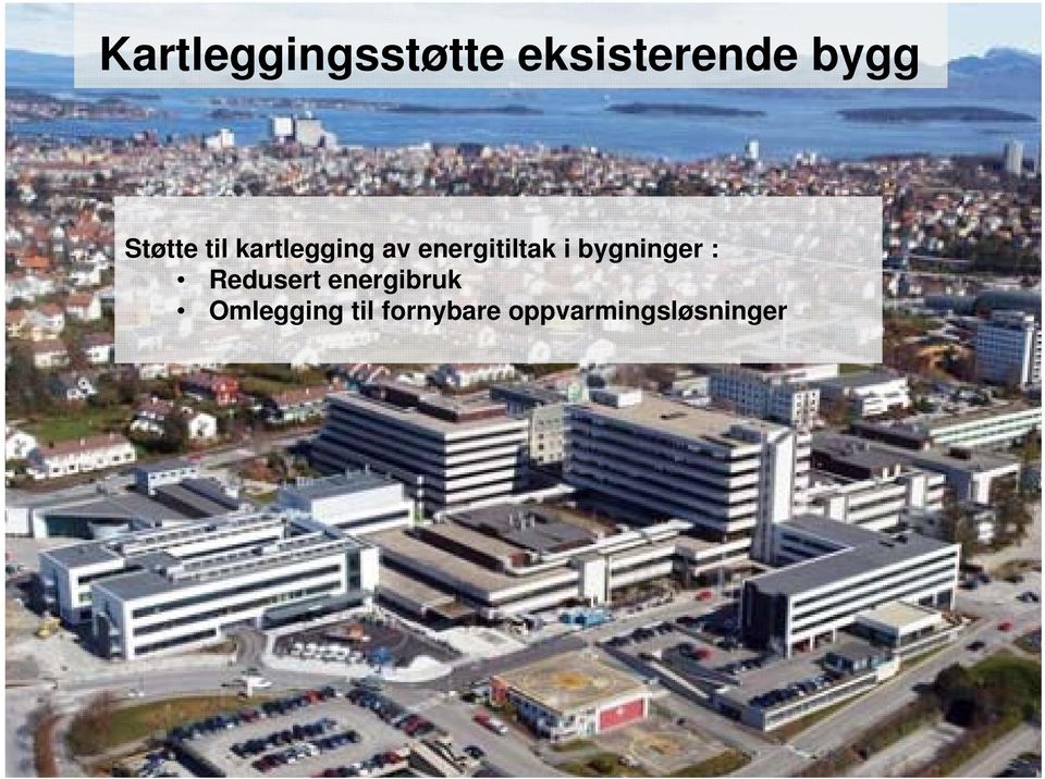 i bygninger : Redusert energibruk