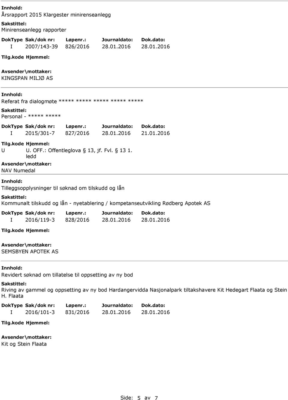 ledd NAV Numedal Tilleggsopplysninger til søknad om tilskudd og lån Kommunalt tilskudd og lån - nyetablering / kompetanseutvikling Rødberg Apotek AS 2016/119-3