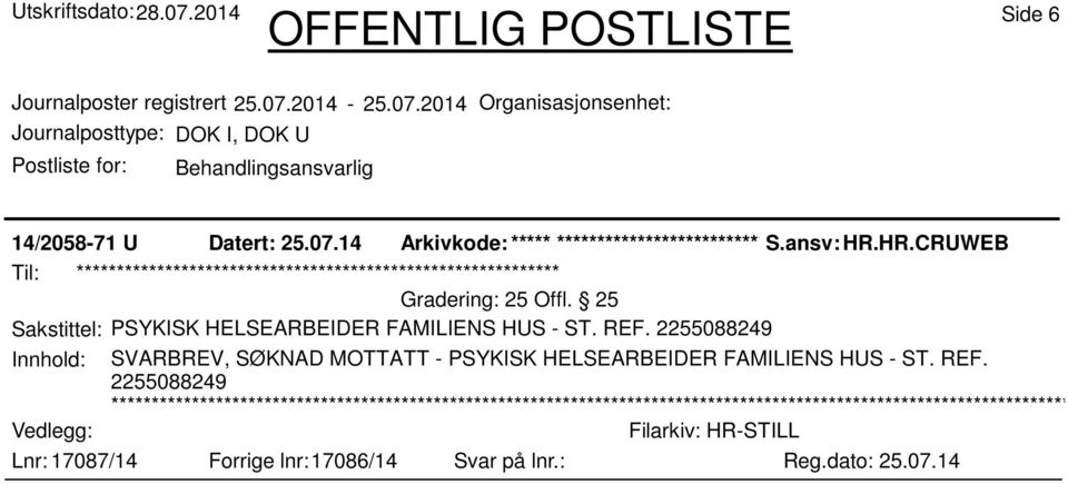 HR.CRUWEB Til: ************************************************************ 25