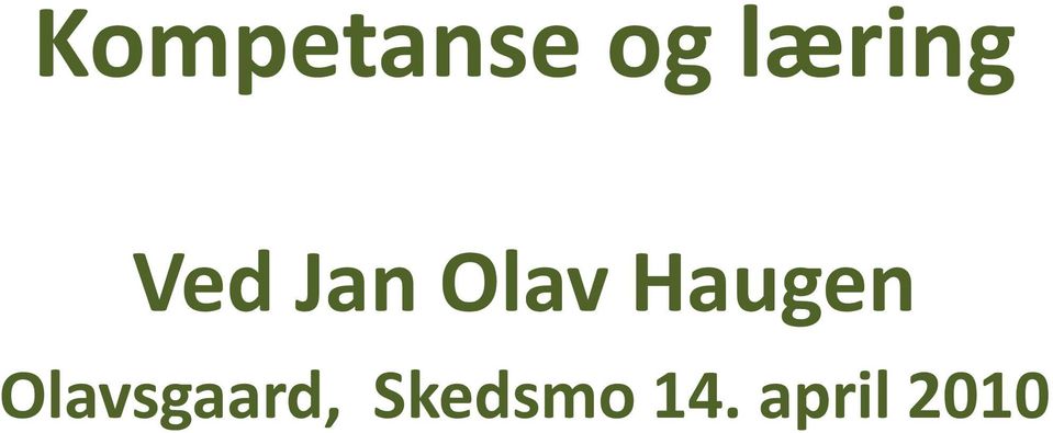 Olav Haugen
