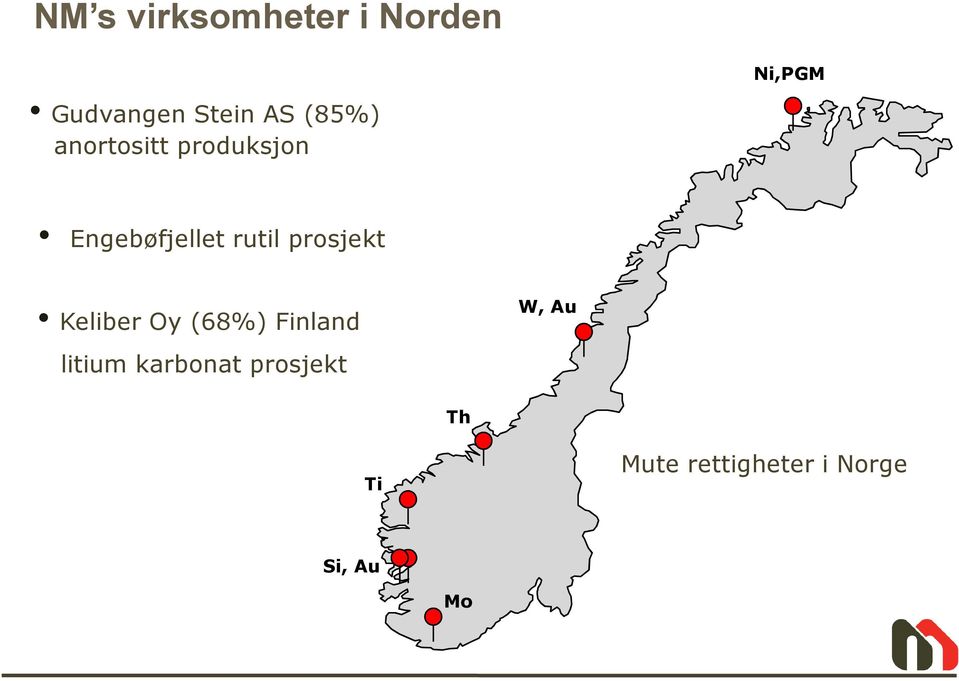 prosjekt Keliber Oy (68%) Finland litium karbonat