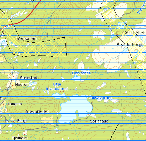 Omdisponeringssøknaden ble i forkant sendt på høring til sektormyndighet som uttaler: Fra Reindriftsforvaltningen Fig 4 Kart som følger reindriftsforvaltningens uttalelser 14.5.