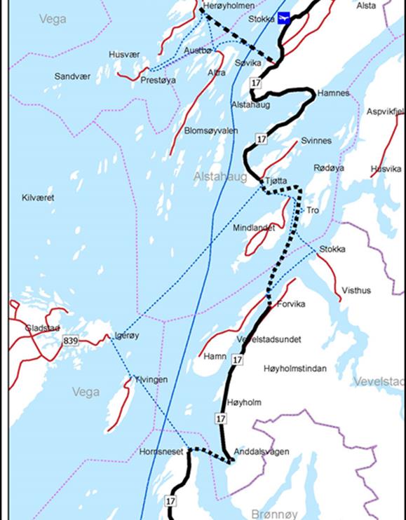 Aksen Brønnøysund -Sandnessjøen Konsept 0+ Konsept