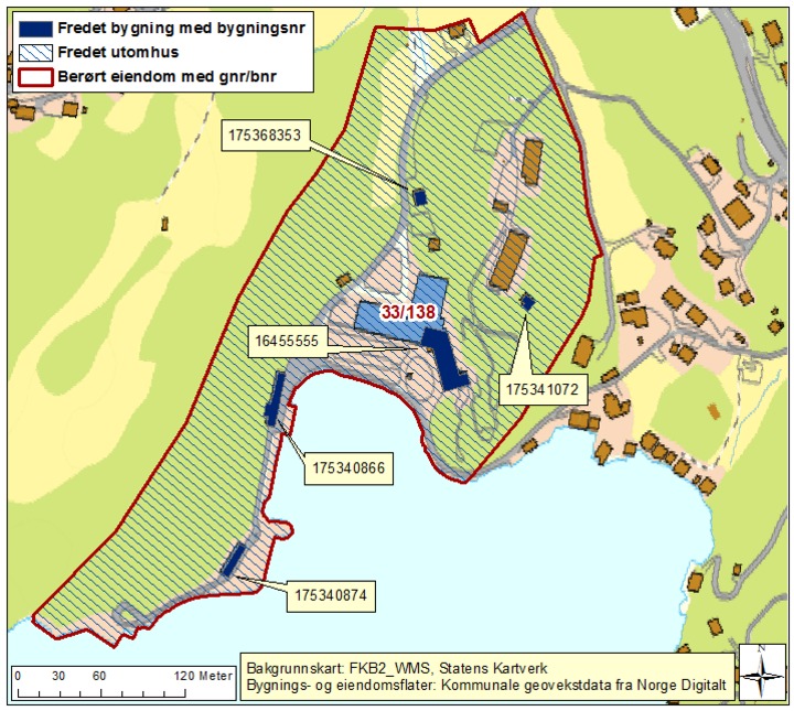 Forskrift om fredning av statens kulturhistoriske eiendommer KYSTHOSPITALET I HAGEVIK (KIH) Kommune: 1243/Os Gnr/bnr: 33/138 AskeladdenID: 148696 Referanse til : Omfang fredning Byggnavn Oppført