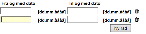 Oppdatering 2015 Denne søknaden gjelder søkeres som har søkt tidligere som skal fornye og oppdatere søknaden med ansiennitet for 2015.