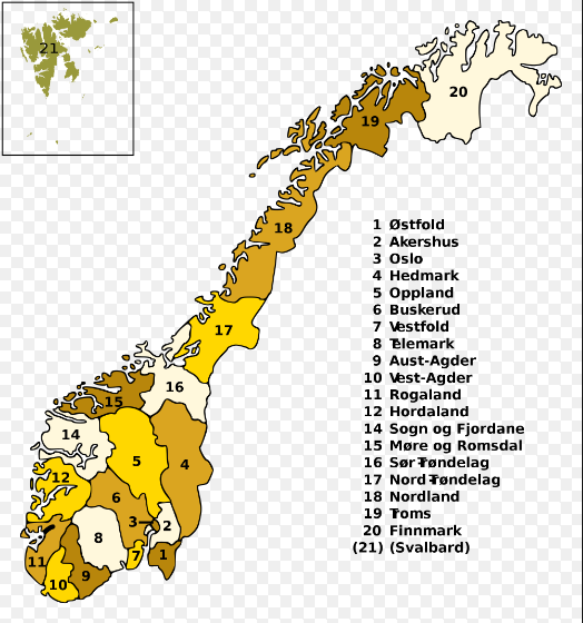 Bykommune Geografisk plassering Hierarki Fylke Kommune Delområde