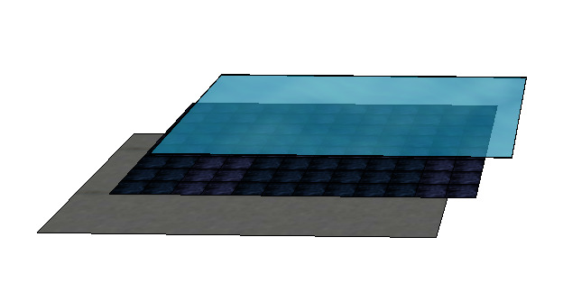 Steg 3: Solcelleinstallasjon Standard paneler på taket Montert 242 stk standard paneler 388 m2 Installert effekt 68 kwp (175 W/m²) Forventet