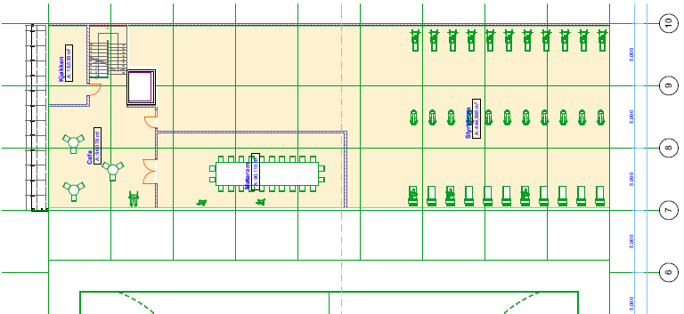 Servicebygg, 2 etg.