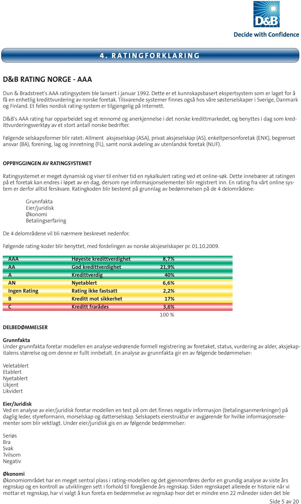 Et felles nordisk rating-system er tilgjengelig på Internett.