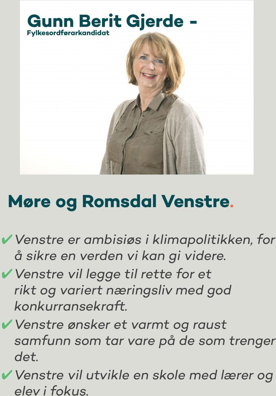 Venstre vil legge til rette for et rikt og variert næringsliv med god konkurransekraft.