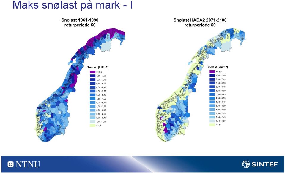 på mark -