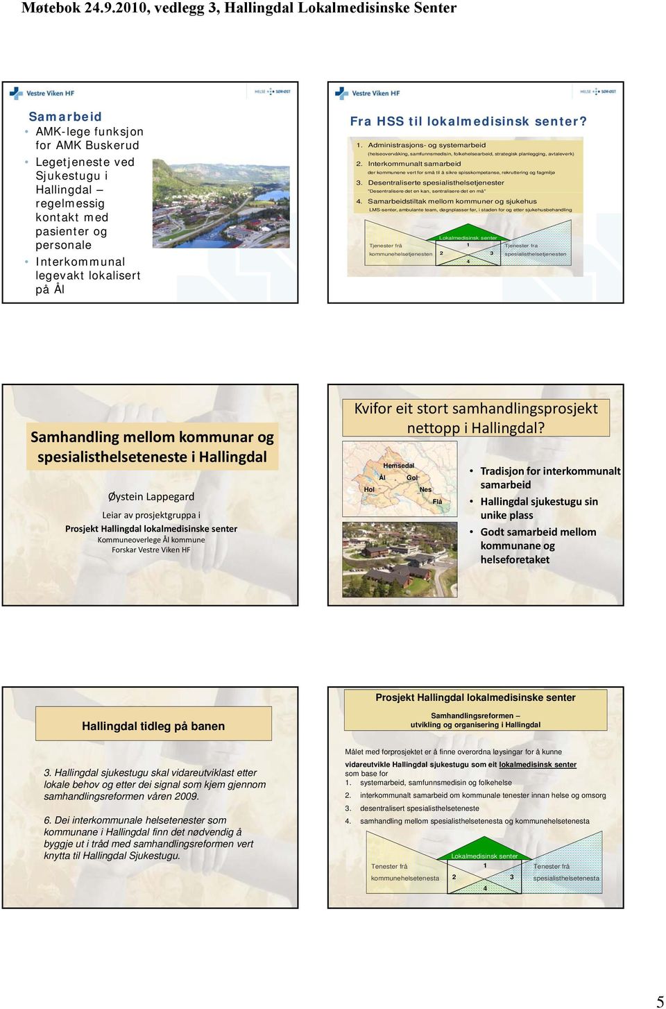 Interkommunalt samarbeid der kommunene vert for små til å sikre spisskompetanse, rekruttering og fagmiljø 3.