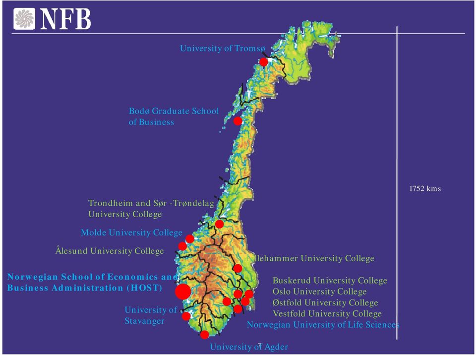 (HOST) University of Stavanger Lillehammer University College Buskerud University College Oslo University