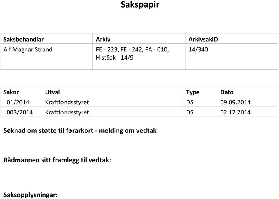 09.09.2014 003/2014 Kraftfondsstyret DS 02.12.