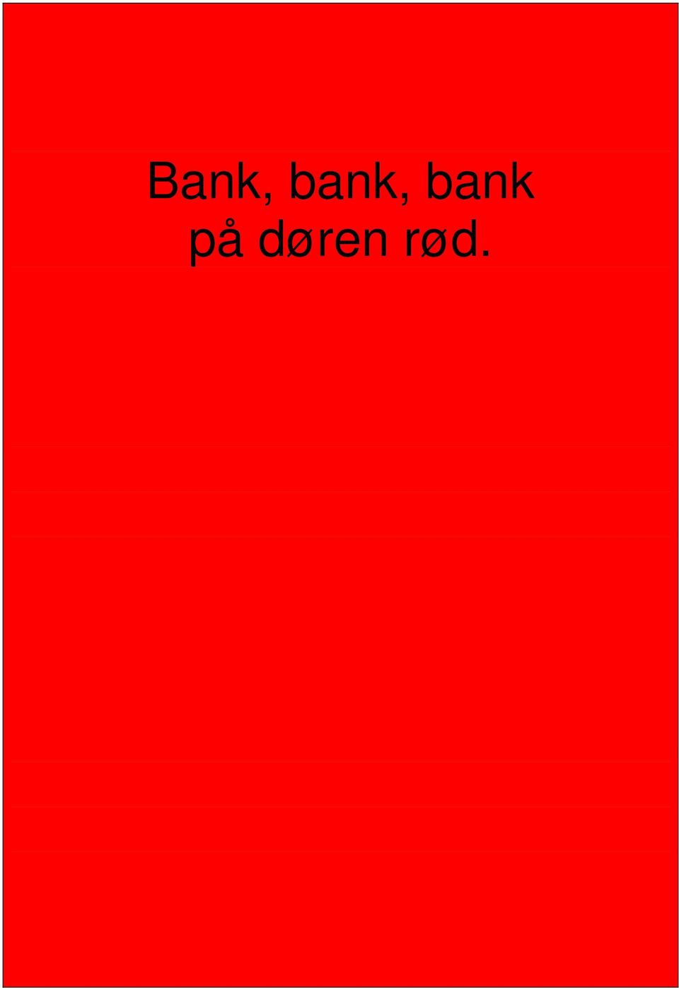 bank på