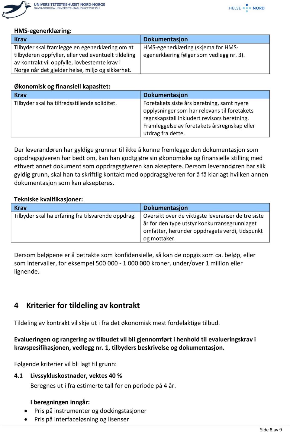 Foretakets siste års beretning, samt nyere opplysninger som har relevans til foretakets regnskapstall inkludert revisors beretning. Framleggelse av foretakets årsregnskap eller utdrag fra dette.