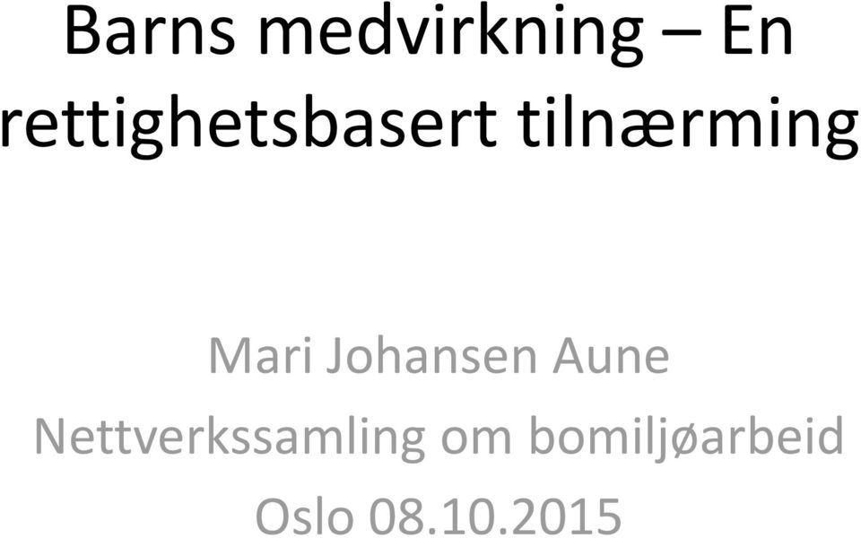 Mari Johansen Aune