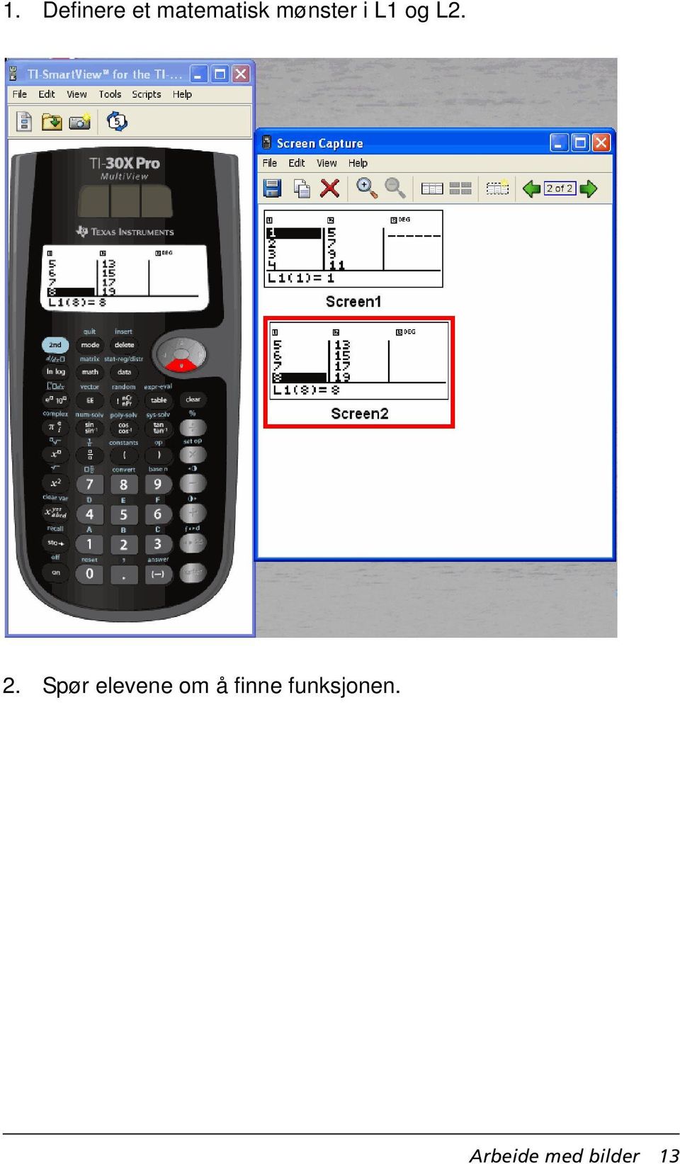 Spør elevene om å finne