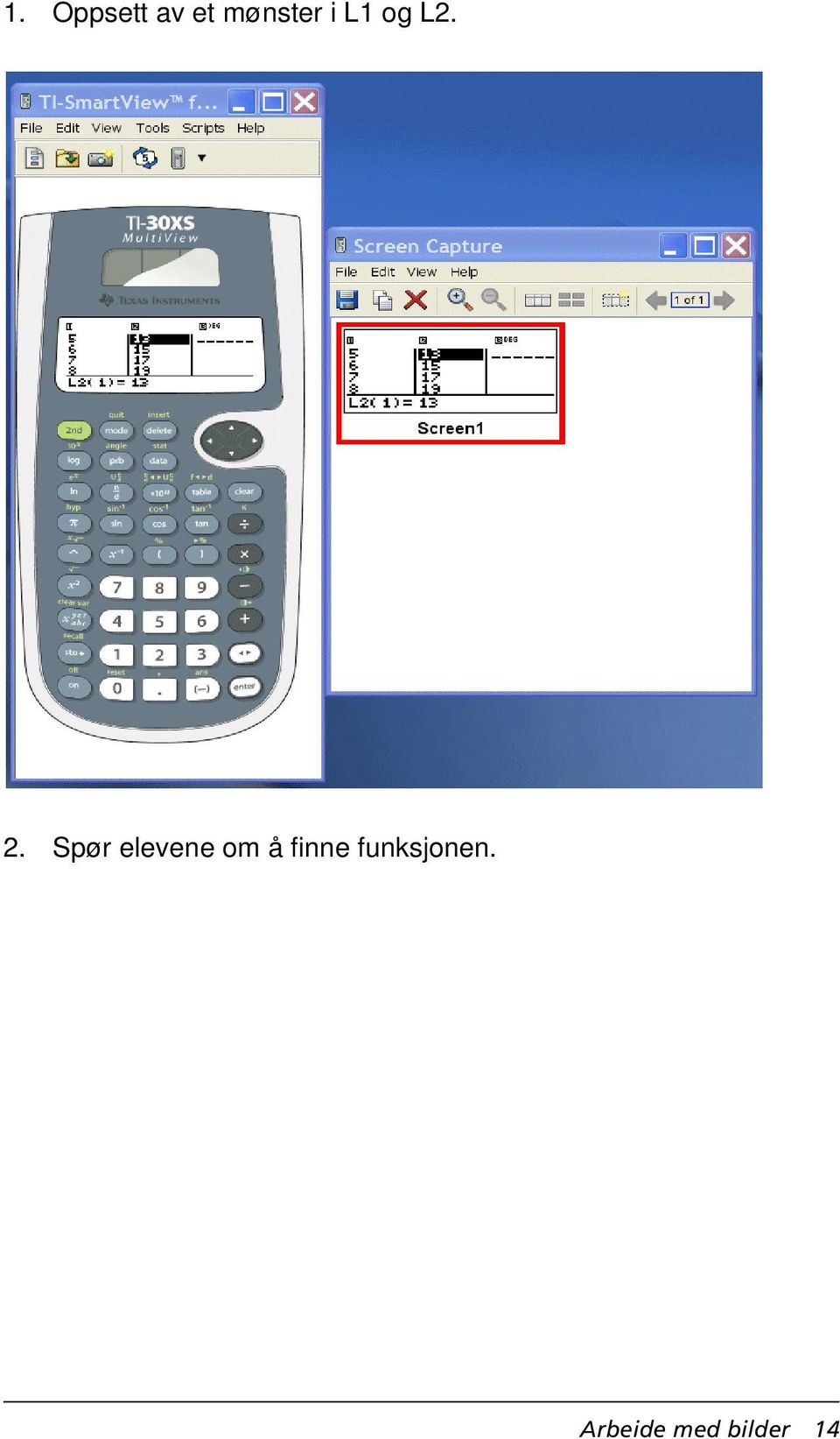 Spør elevene om å finne