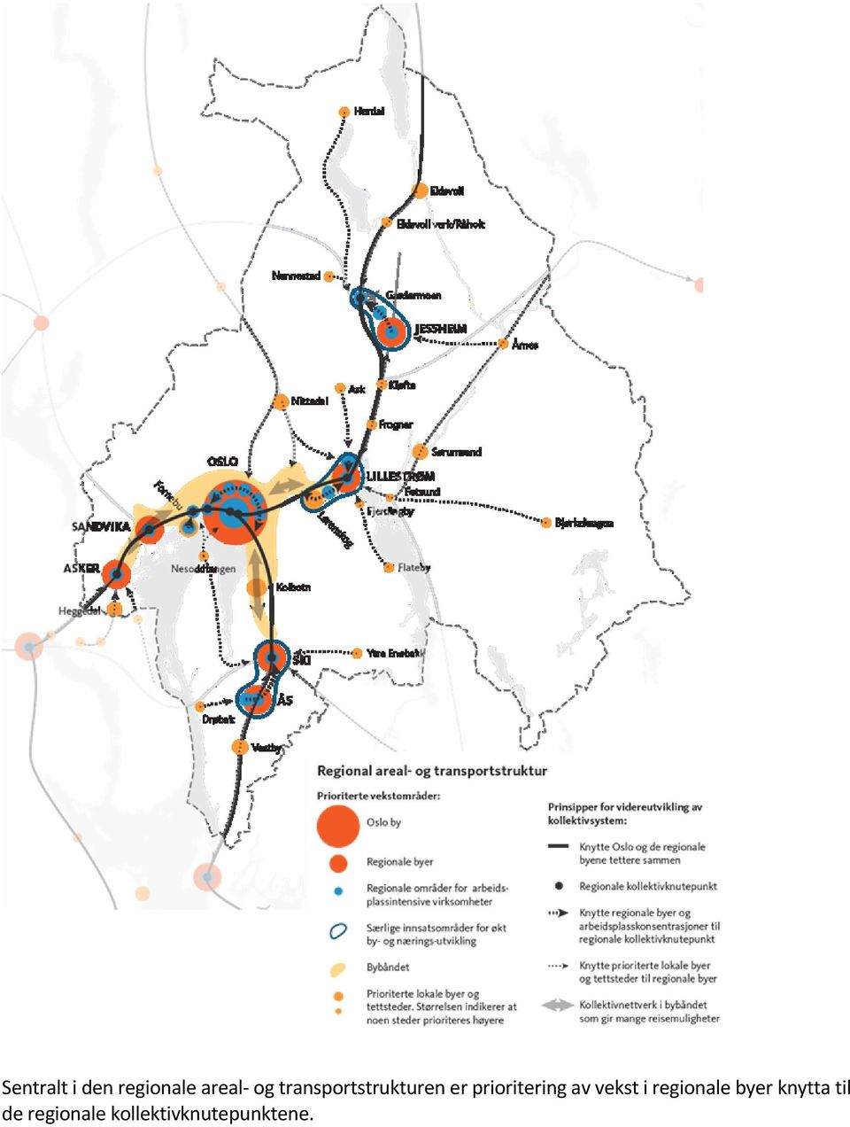 av vekst i regionale byer knytta