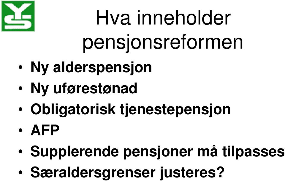 Obligatorisk tjenestepensjon AFP