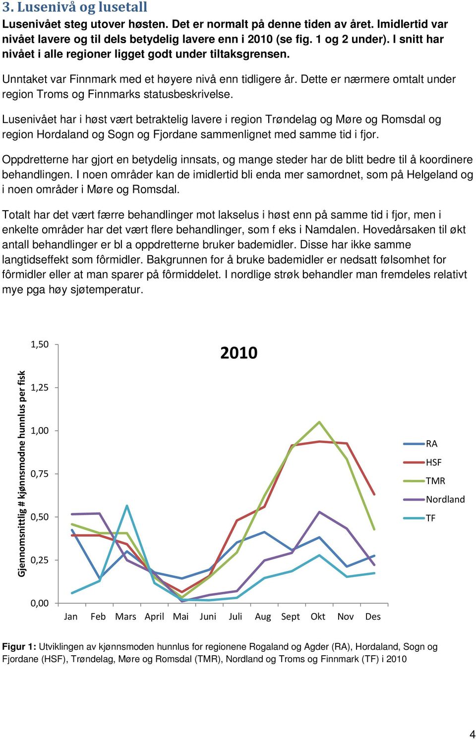 Dette er nærmere omtalt under region Troms og Finnmarks statusbeskrivelse.