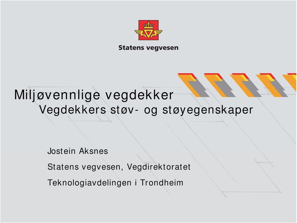 Aksnes Statens vegvesen,