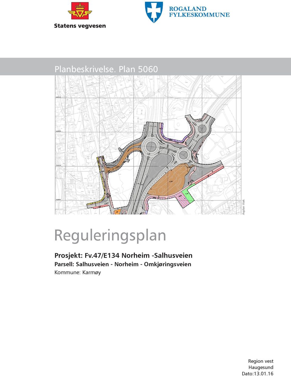 47/E134 Norheim -Salhusveien Parsell: Salhusveien