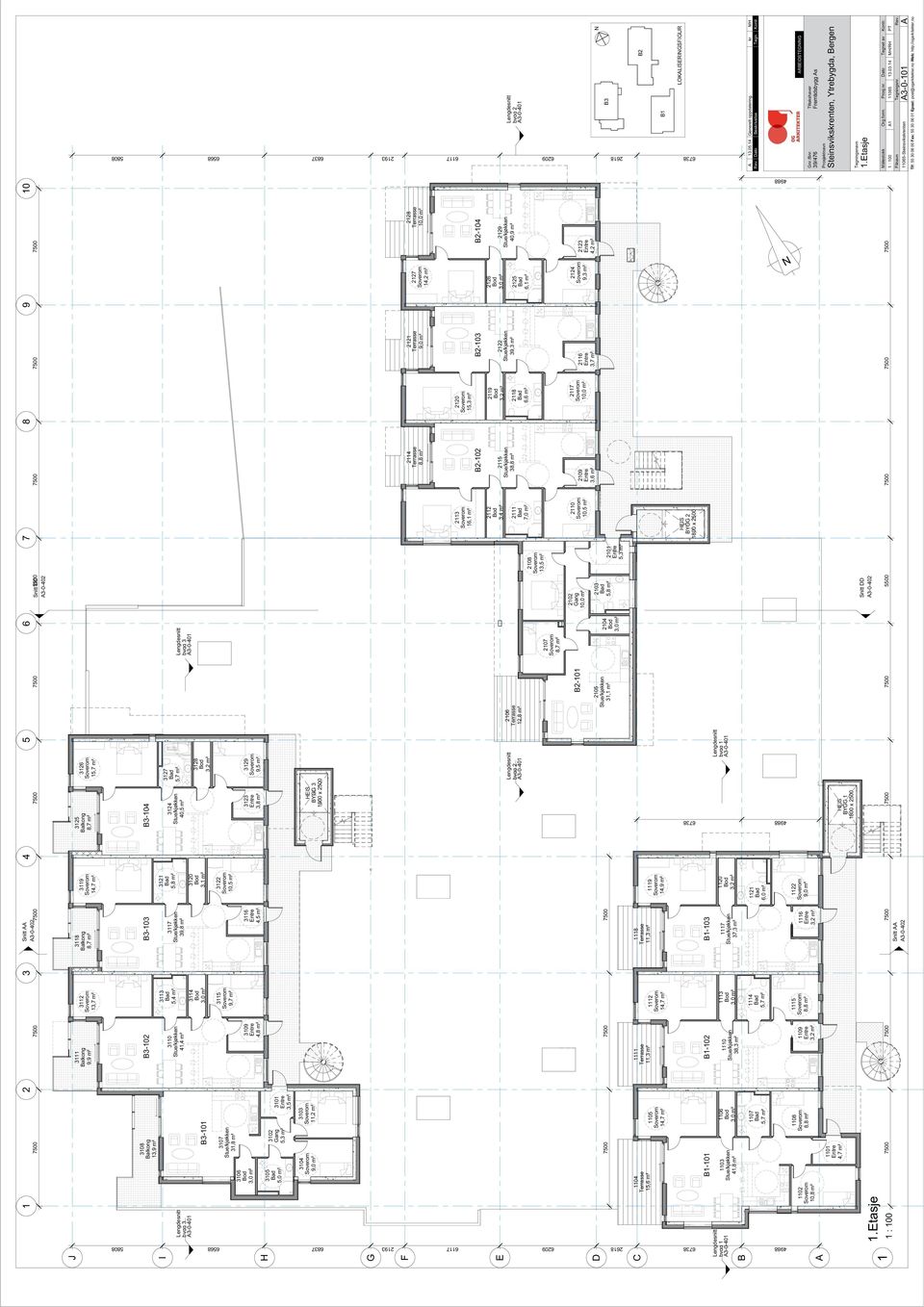 A-0-40 06,8 m² 07 8,7 m² 08,5 m²,4 m² 7,0 m² 5 8,8 m² 9, m² 8 6,6 m² 9, m² 6 5 6, m² 9 40,9 m² bygg A-0-40 D 05, m² 04 0 Gang 0,0 m² 0 5,8 m² 0 5, m² 0 0,5 m² 09,6 m² 7 0,0 m² 6,7 m² 4 9, m² 4, m² B