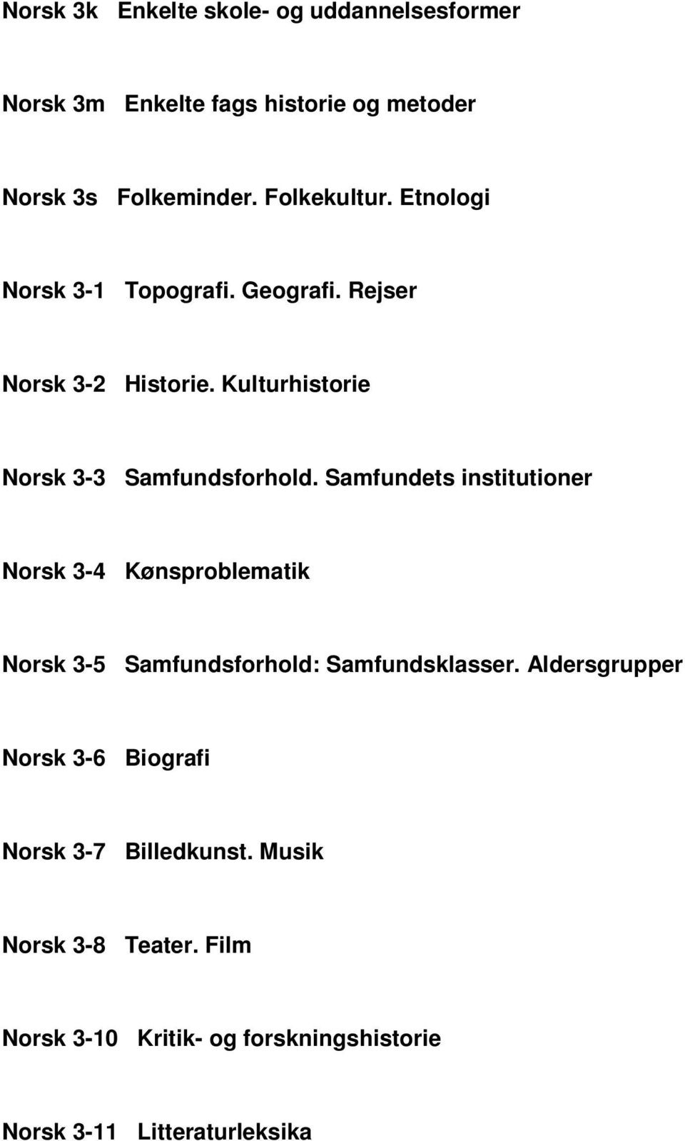 Kulturhistorie Norsk 3-3 Samfundsforhold.
