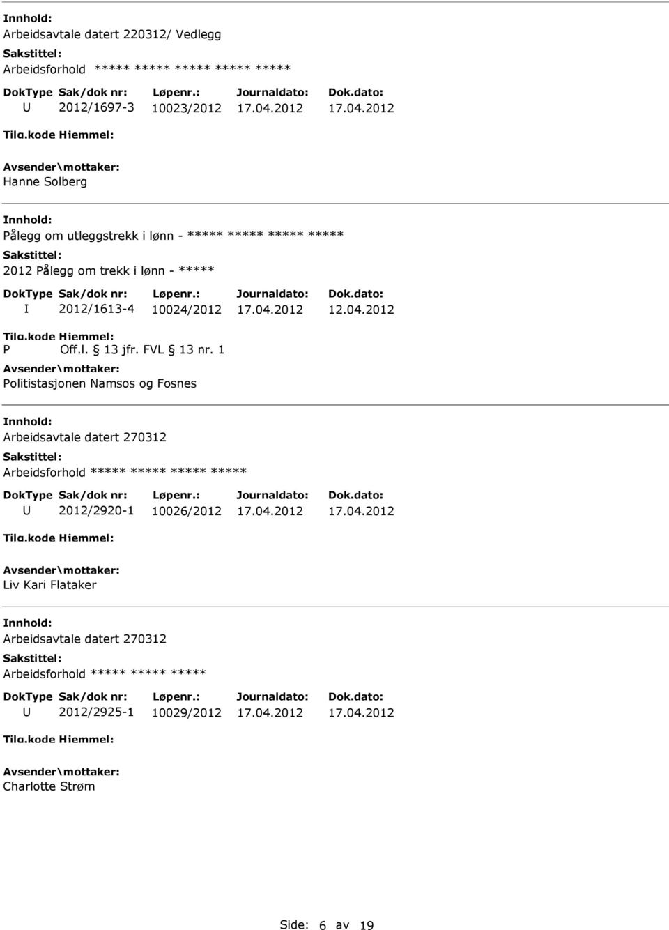 1 Politistasjonen Namsos og Fosnes 12.04.