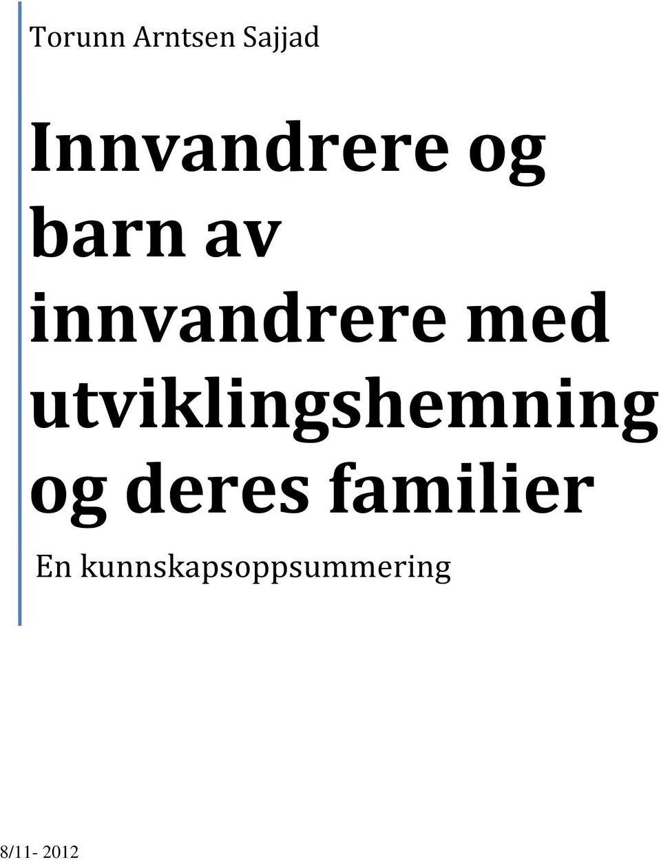 innvandrere med