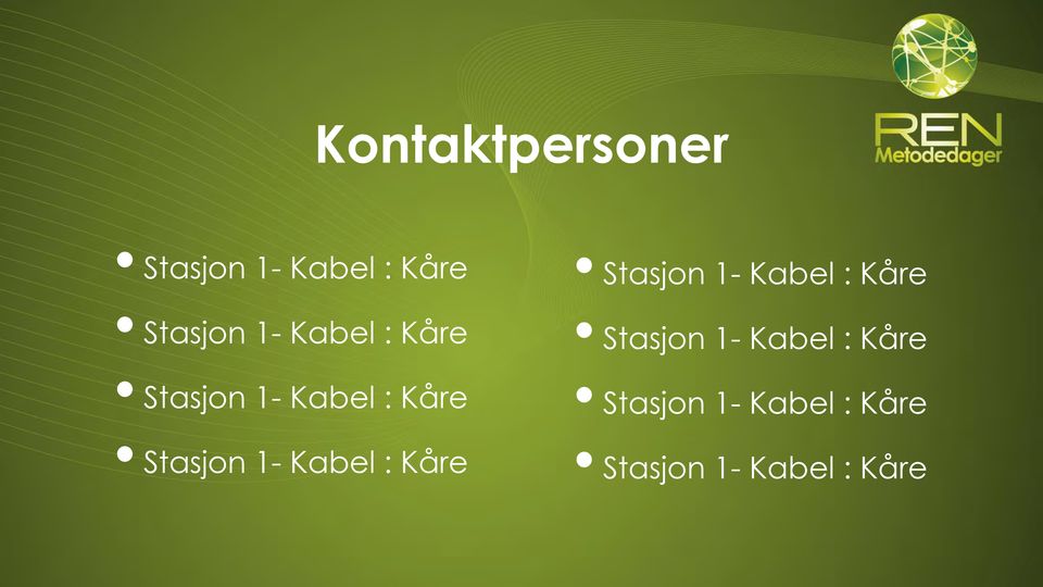 Kabel : Kåre