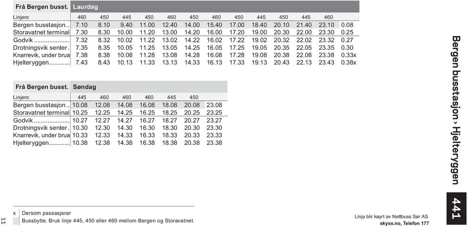 27 Drotningsvik senter.. 7.35 8.35 10.05 11.25 13.05 14.25 16.05 17.25 19.05 20.35 22.05 23.35 0.30 Knarrevik, under brua 7.38 8.38 10.08 11.28 13.08 14.28 16.08 17.28 19.08 20.38 22.08 23.38 0.