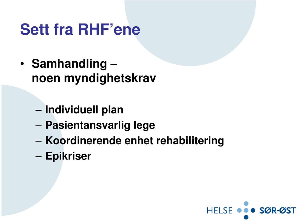 plan Pasientansvarlig lege