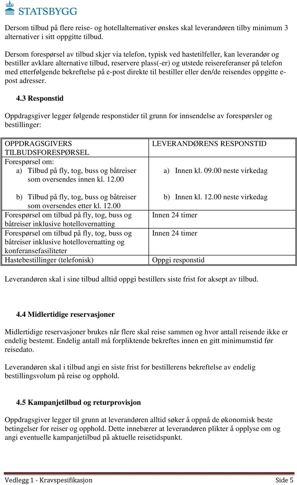 etterfølgende bekreftelse på e-post direkte til bestiller eller den/de reisendes oppgitte e- post adresser. 4.