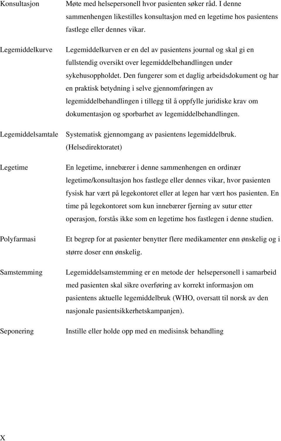 Legemiddelkurven er en del av pasientens journal og skal gi en fullstendig oversikt over legemiddelbehandlingen under sykehusoppholdet.