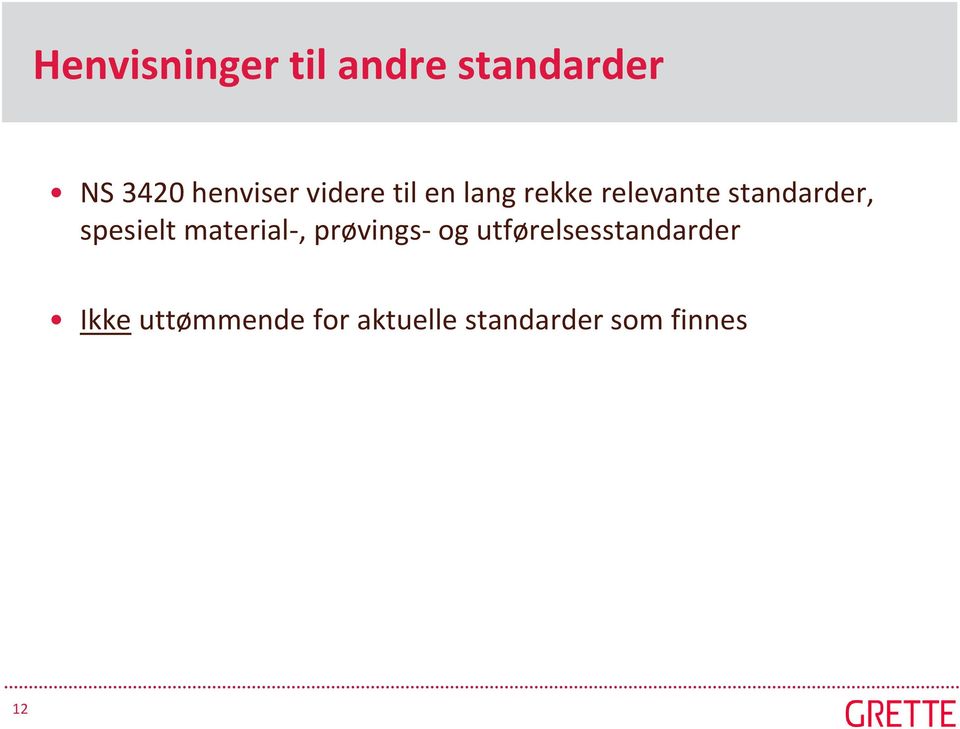 spesielt material-, prøvings- og