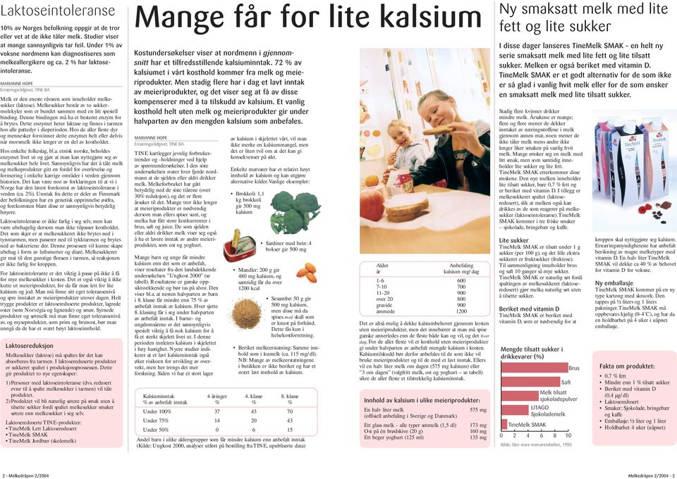 Melkesukker består av to sukkermolekyler som er bundet sammen med en litt spesiell binding. Denne bindingen må ha et bestemt enzym for å brytes.