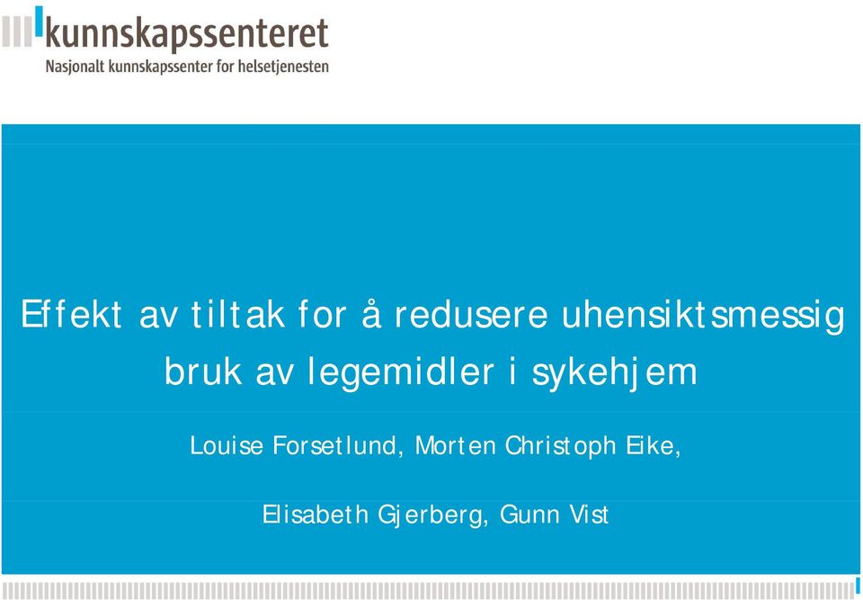 sykehjem nye PPT-mal Louise Forsetlund,